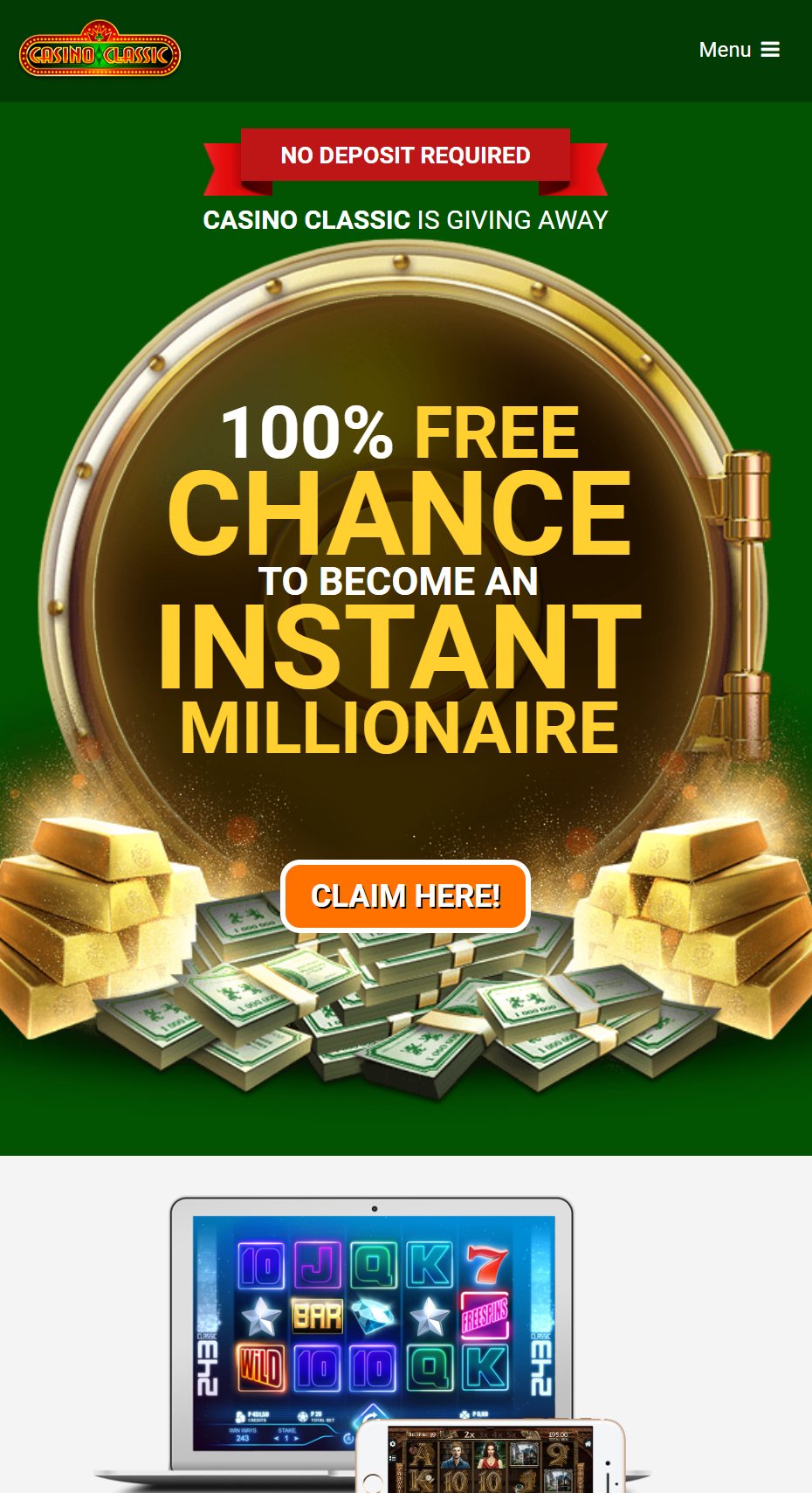 casino classic screen