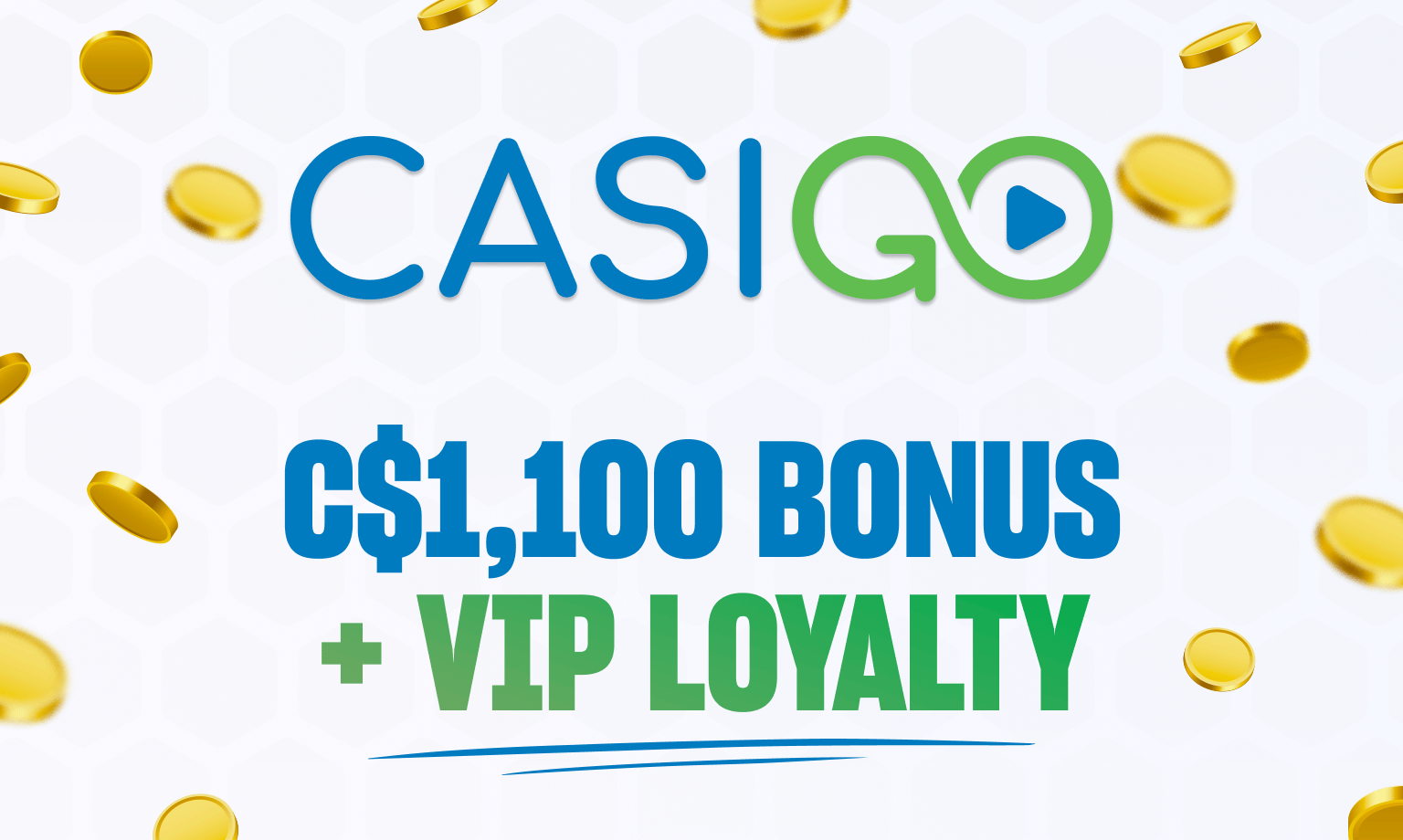 CasiGO offers C$1100 welcome bonus package to Canadian players